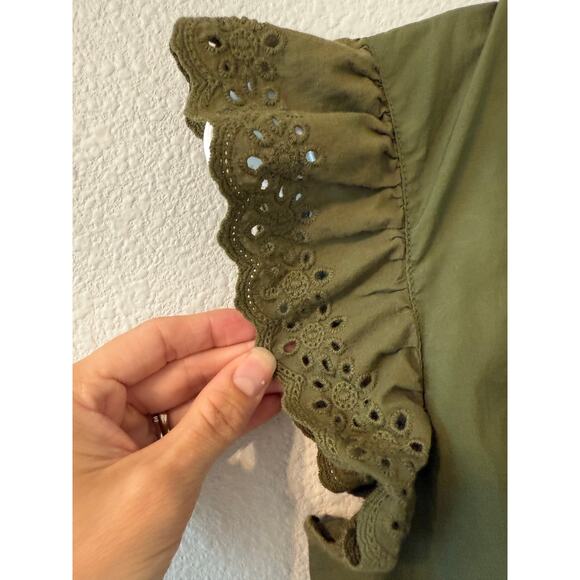 Who What Wear 100% Cotton Green Maxi Dress -‎ Size:XS - Picture 4 of 10